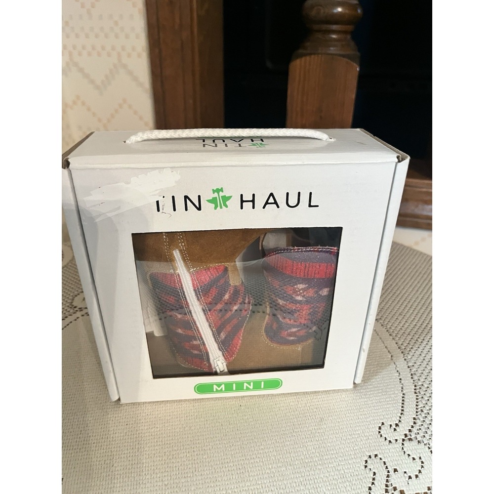 Tin Haul Infants Pink‎ purple brown MINI Princess Boots w/ Pony sole Size 2